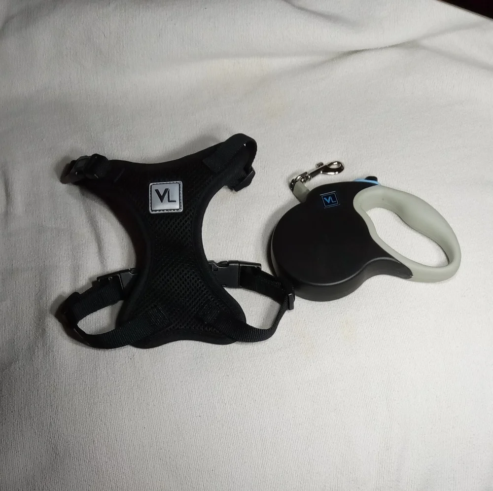 Vibrant Life Dog Leash and Harness Sz Small